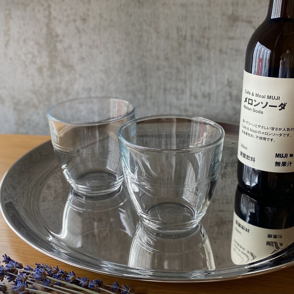 シエスタハコダテ】全面強化ガラス グラス｜Found MUJI｜ 無印良品